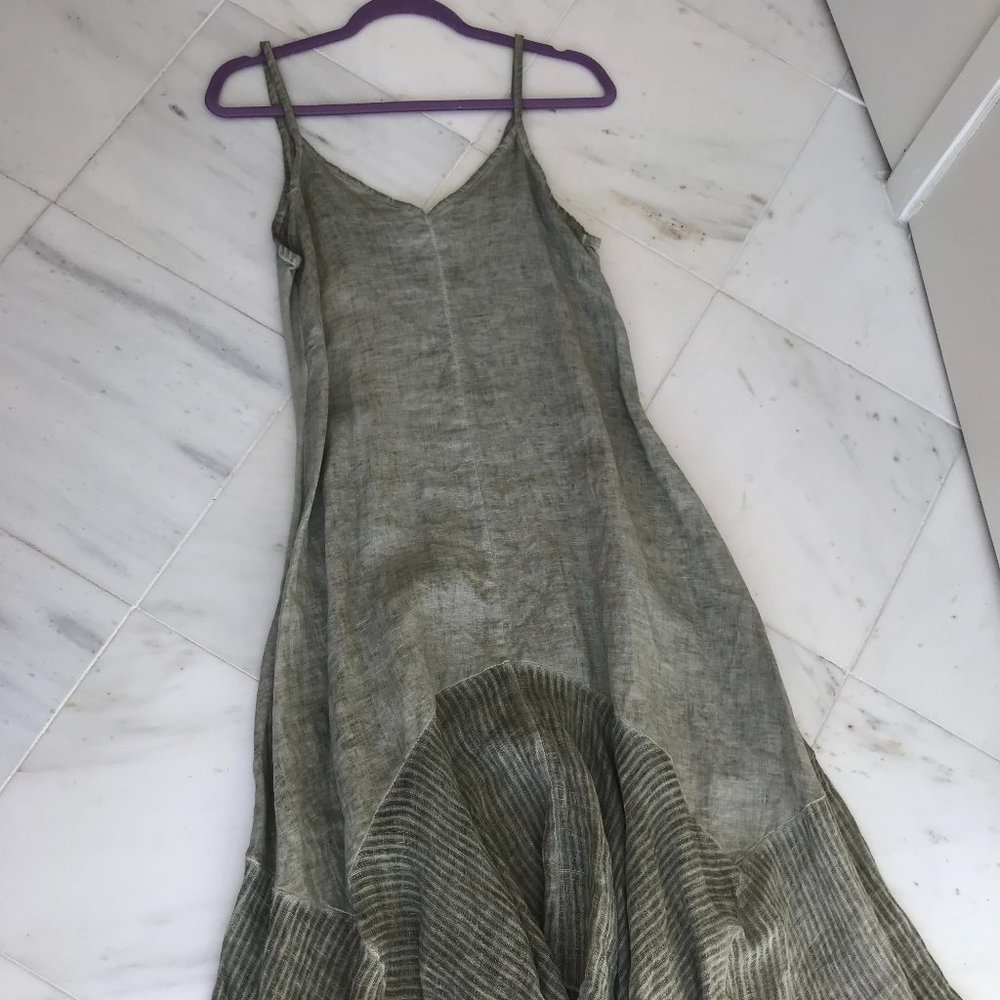 INIZIO long linen dress